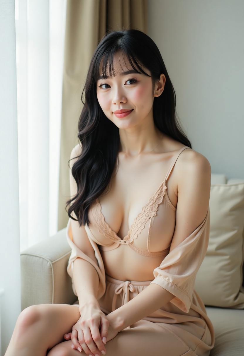 母女旅途中窗外的山野与沿途风景